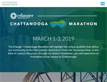 Tablet Screenshot of chattanoogamarathon.com